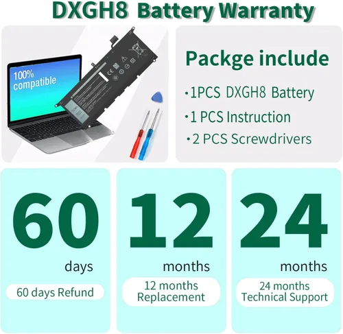 Miniatura 6 de Batería YRDD6 de 42 Wh para Dell Inspiron 15 3000 Series 3583 3593 3582 3584 3501, inspiron 15 5000 Series 5582 5584 5593 5594 5598 5585 14 3499 3