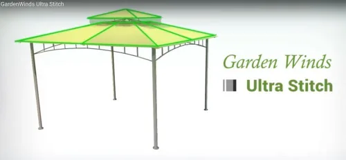 Miniatura 4 de Garden Winds Cubierta superior de toldo de repuesto para cenador de mimbre The Roses - RipLock 350