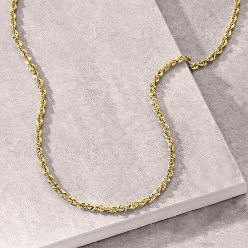 Miniatura 4 de Ross-Simons 3.2mm 14kt Yellow Gold Rope-Chain Necklace