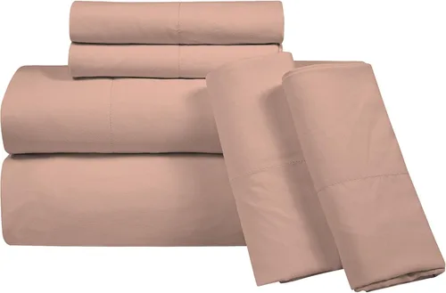 Miniatura 38 de ROYALE LINENS Juego de 4 sábanas King - Ropa de cama de microfibra cepillada suave de 1800 hilos - 1 sábana ajustada y 1 sábana lisa, 2 fundas