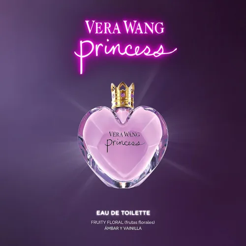 Miniatura 2 de Vera Wang Princess Eau de Toilette 100 ml (Paquete de 1), Notas de Manzana, Guayaba y Vainilla, Fragancia para Mujer, de Larga Duración, Fragancia