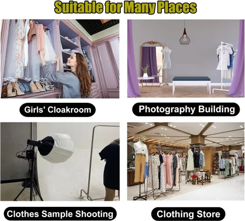 Miniatura 8 de Maniquí con forma de maniquí completo para colgar ropa con ranuras para los hombros, ganchos de exhibición en forma de cuerpo para armario