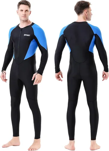 Miniatura 7 de Traje de neopreno para buceo para mujeres y hombres, traje de baño del cuerpo completo, traje de baño delgado, protección UV de una pieza, secado