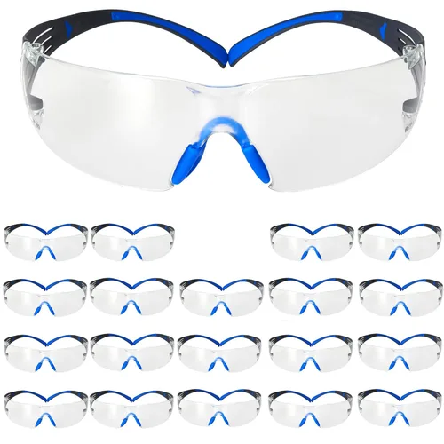 Miniatura 11 de 3M Gafas de seguridad para hombres y mujeres, SecureFit 400, protección ocular ANSI Z87, lente de espejo antiarañazos para interiores y exteriores