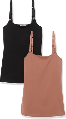 Miniatura 7 de Tienda Essentials Women's Maternity Nursing Friendly Camisole, Pack of 2