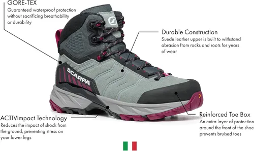Miniatura 2 de SCARPA Rush TRK GTX Botas de senderismo impermeables Gore-Tex ligeras para mujer