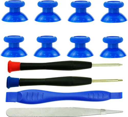 Miniatura 13 de Kit de reparación de joysticks analógicos de repuesto para controlador Xbox Core, palanca de pulgar para Xbox One S/X/Elite, piezas de palillos