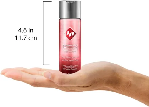 Miniatura 4 de ID Lubricants Sensation - Calentamiento personal, a base de agua, botella, (SNS-02) Rojo, 2.2 onzas líquidas