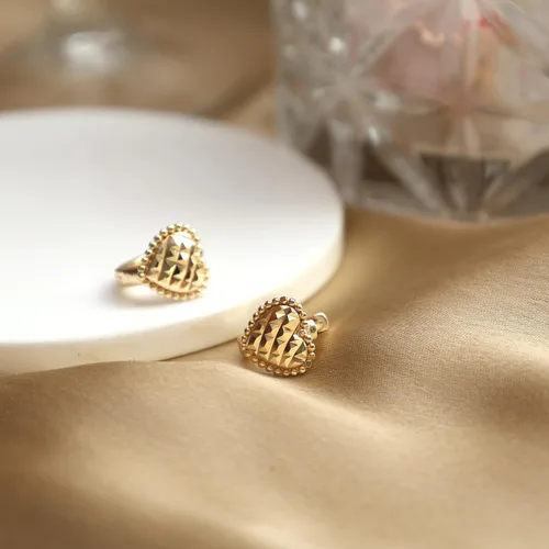 Miniatura 28 de Gempires - Aretes ligeros y gruesos, delicados y minimalistas, hipoalergénicos, chapados en oro, sin deslustre, diseño clásico, para uso diario