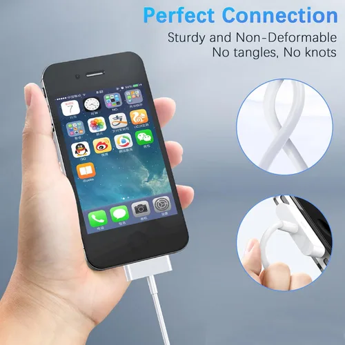 Miniatura 5 de Cable adaptador de 30 pines a USB C para iPhone, iPad, iPod, cable de datos de nueva generación, cable de carga de USB C a conector de base