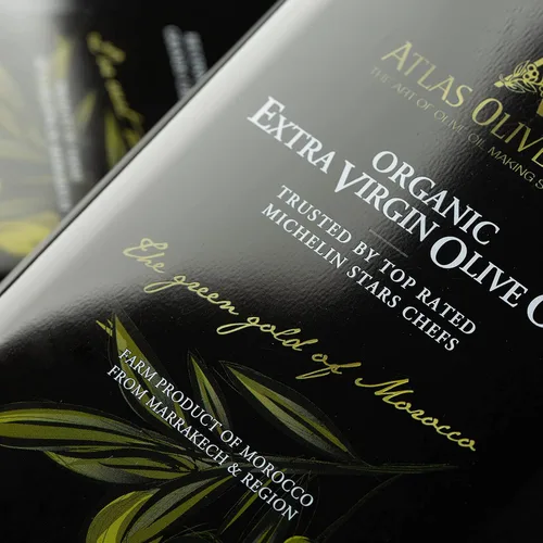 Miniatura 7 de Atlas 3 LT Aceite de oliva virgen extra orgánico prensado en frío con polifenoles de Marruecos Recién cosechado sin procesar de una sola granja