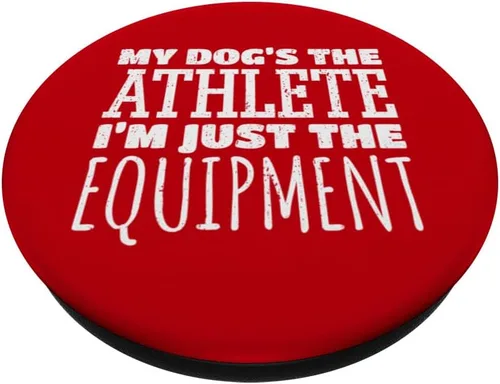 Miniatura 2 de Agility Handler - Dog Agility Equipment - Funny Dog Agility PopSockets Adhesive PopGrip