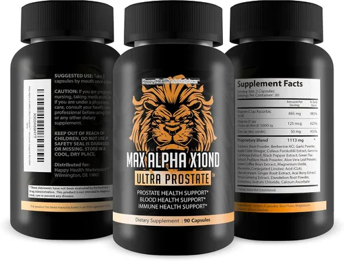 Miniatura 4 de Max Alpha X10ND Ultra Prostate - Soporte de próstata T para hombres - Promueve la energía y la resistencia - Apoyo al flujo sanguíneo para la salud