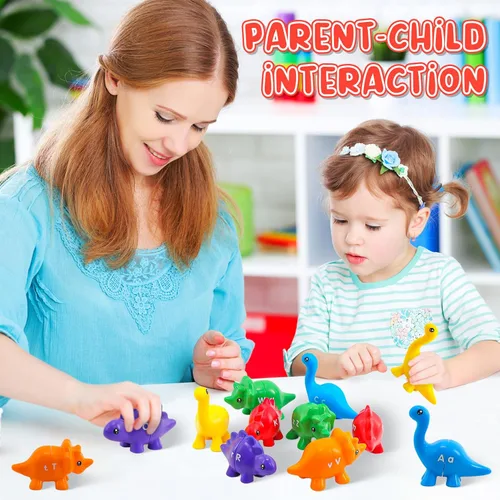 Miniatura 3 de Juguetes de aprendizaje Montessori para niños pequeños de 1 a 3, juguete de motricidad fina de letras coincidentes, juegos de alfabeto