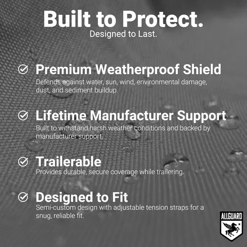 Miniatura 5 de AllGuard - Funda resistente a la intemperie Max UTV, poliéster de grado marino 600D resistente, protege de la lluvia, la nieve, el sol, los rayos UV