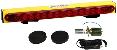 Miniatura 2 de Barra de luz de remolque inalámbrica Lime Light de 22'' con transmisor plano de 4 pines