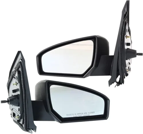 Kool Vue - Juego de espejos laterales para Nissan Sentra 2007-2012, modelo base, pintable, ajuste manual, no plegable, no calentado, sin luz de