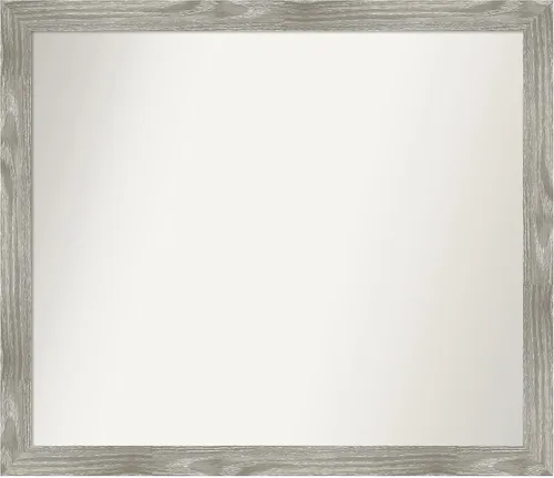 Miniatura 473 de Amanti Art Espejo personalizado, espejo de baño gris plomo a rayas, espejo de pared o espejo de tocador de baño sobre el fregadero