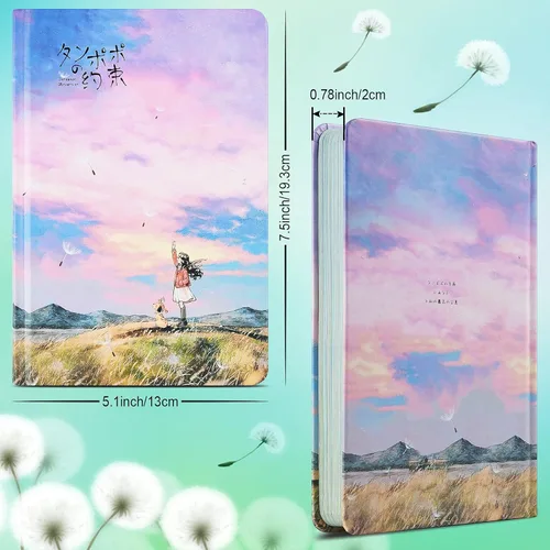 Miniatura 2 de Asten - Diario en Blanco Colorido, Cuaderno de Diario para Escribir para Mujeres, Cuaderno Personal de Tapa Dura para Escribir para Mujeres, Diario
