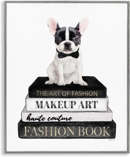 Miniatura 23 de Stupell Industries Fancy Boston Terrier - Estantería para perros, diseño de Amanda Greenwood
