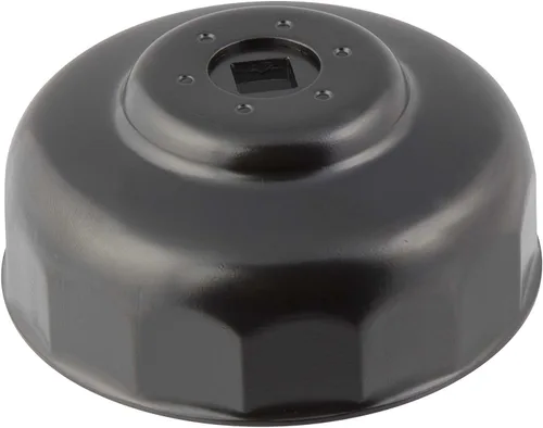 Steelman Llave de llave de filtro de aceite de perfil bajo de 88mm x 15 flautas, transmisión de 3/8 de pulgada, para filtros de rosca Hyundai, acero