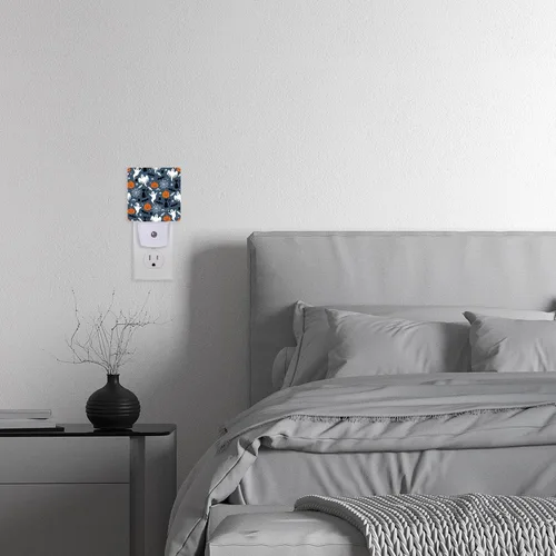 Miniatura 7 de Luz nocturna enchufable a la pared, luz nocturna con bandera estadounidense con sensor de atardecer a amanecer, luz nocturna para niños, niñas