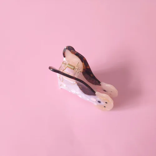 Miniatura 5 de Pinzas para el pelo de Beagle, pequeñas pinzas de garra para niñas, pinzas de acetato para mujeres (S15)