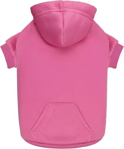 Miniatura 7 de Suéteres para perros grandes, suéter con capucha para perro de vellón cepillado suave sólido, ropa para mascotas, sudadera con capucha para mascotas