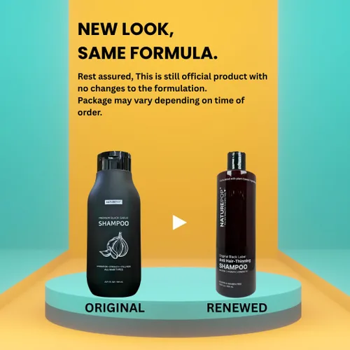 Miniatura 2 de Champú para la caída del cabello con ajo negro - Previene la caída del cabello, estimula el crecimiento, sin sulfato sin parabenos, champú Ajo Negro