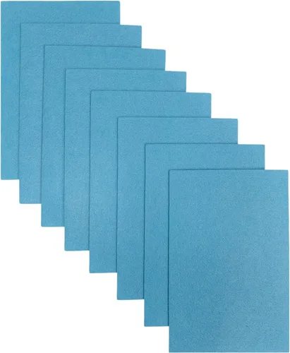 Miniatura 16 de Jtnohx - Fieltro rígido, hojas de fieltro de 2 mm de grosor para manualidades, cuadrados de tela de fieltro dura de 20,3 x 30,5 cm, 8 piezas
