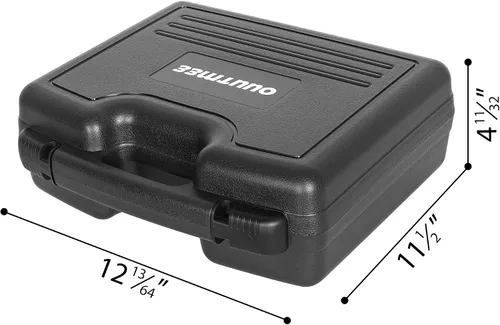 Miniatura 5 de Estuche rígido portátil de 12.2" x 9.85" x 3.77" con espuma cortada en cubos personalizable, protege equipos, electrónicos, herramientas