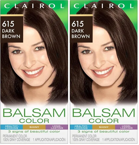 Miniatura 15 de Clairol Balsam - Tinte permanente para el cabello, color negro 618, paquete de 1 unidad 618 negro