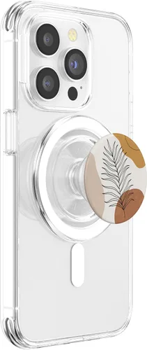 Miniatura 4 de Boho Line Art Leaves PopSockets MagSafe PopGrip para iPhone