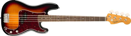 Squier Classic Vibe 60s Precision Bass, Sunburst de 3 colores, diapasón de laurel