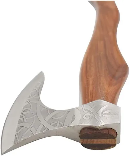 Miniatura 4 de Medieval Warrior Hacha Tomahawk Viking Tomahawk hecha a mano forjada a mano personalizada-hacha de caza-hacha de camping. (diseño)