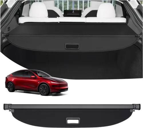 Miniatura 9 de Powerty Cubierta de carga retráctil para Jeep Cherokee 2019-2023 (no para Grand Cherokee), cubierta de lona con textura para maletero, pantalla