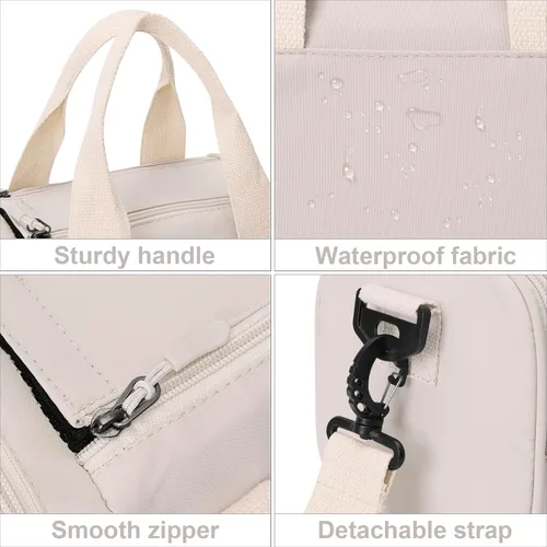 Miniatura 3 de Mini bolso cruzado pequeño para gimnasio, lindo bolso de lona pequeño, bolso deportivo estético, bolsa de gimnasio bolsa de hombro para fitness