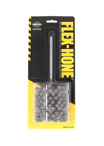 Miniatura 59 de Brush Research BC Flex Hone estándar para cilindros de freno, hidráulica y guías de válvulas, óxido de aluminio, 1-1/8 pulgadas de diámetro, grano
