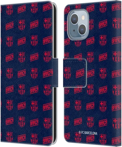 Miniatura 75 de Head Case Designs Funda de piel con licencia oficial del FC Barcelona Barca Crest Graphics para iPhone 11