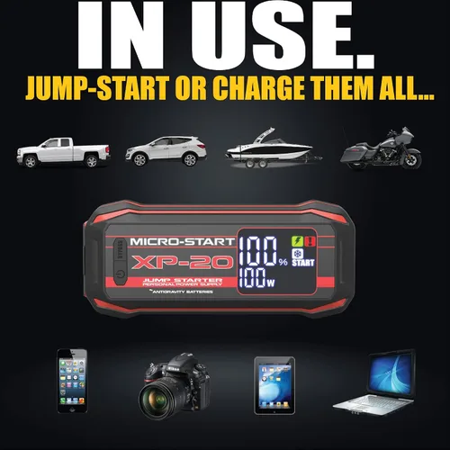 Miniatura 7 de Antigravity Batteries: Arrancador de 2000 A – Paquete de refuerzo de batería de litio de 12 V, caja de arranque portátil, para motores de hasta 10.0