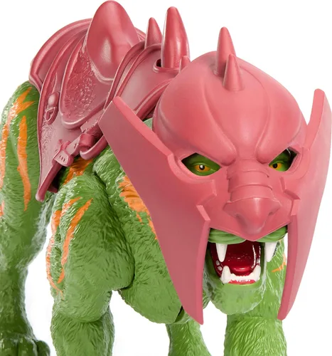 Miniatura 5 de Masters of the Universe Figura de gato de batalla de película 2026 con mordisco y 5 rugidos diferentes, criatura tigre a escala de 5.5 pulgadas