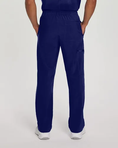 Miniatura 3 de Urbane Performance 9254 - Pantalones médicos de ajuste a medida con 4 bolsillos para hombre, Azul marino
