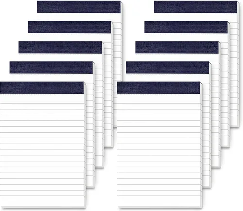 Miniatura 9 de Bloc de notas amarillos de 3 x 5 pulgadas, bloc de notas pequeños de 3 x 5, cuadernos pequeños de 3 x 5, bloc de notas forrados de 3 x 5, 10 blocs