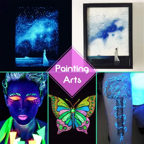 Miniatura 4 de Pigmento en polvo que brilla en la oscuridad – 10 colores de resina epoxi pigmentos de color para pasatiempos adultos – Luminoso seguro para la piel