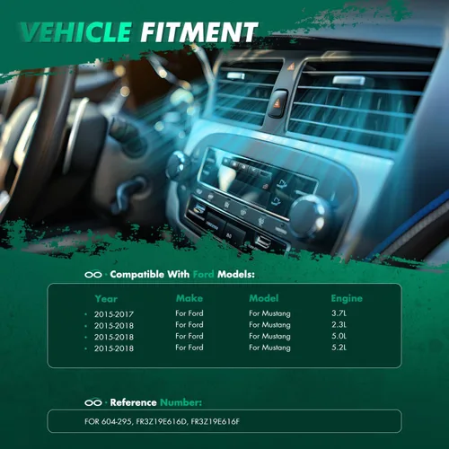 Miniatura 2 de SCITOO Actuador de puerta de mezcla de calentador HVAC 604-295 compatible con Ford para Mustang 2015 2016 2017 2018, reemplaza a FR3Z19E616D
