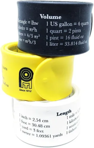 Miniatura 6 de Perfect Measuring Tape - Regla a presión de pulsera - Banda métrica de silicona para pulsera - Dos caras