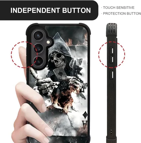 Miniatura 394 de CARLOCA Funda compatible con Samsung Galaxy S22 Ultra, diseño gráfico de Star Howling Wolfs Samsung Galaxy S22 Ultra, diseño gráfico, a prueba