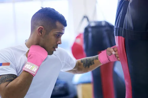 Miniatura 5 de Vendas de mano de boxeo para hombres y mujeres - Vendas rápidas de boxeo, guantes internos, vendas de mano para kickboxing, soporte para nudillos