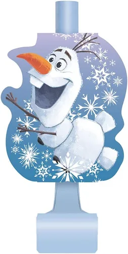 Disney Frozen 2 Party Blowouts (paquete de 8) diseño de patrón mágico, perfecto para niños y fanáticos