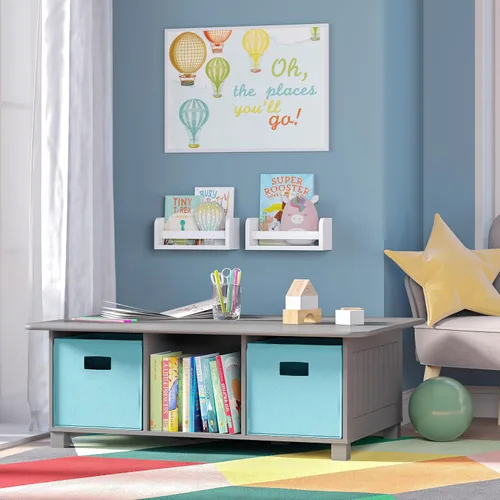 Miniatura 2 de RiverRidge Cajones de almacenamiento plegables con asas Organizador de almacenamiento Aqua Cube para armario, dormitorio y sala de juegos - Juego